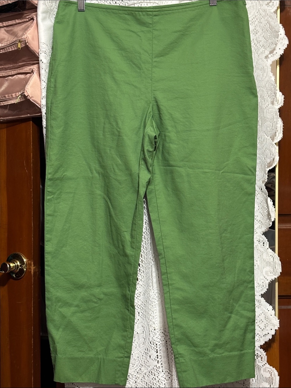 Talbots Womens Green ankle slacks
